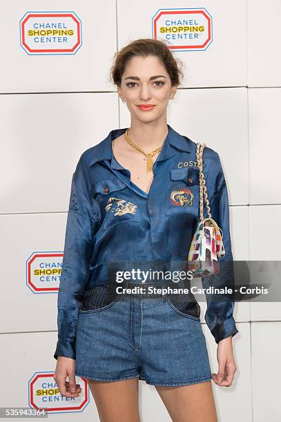 Sofia Sanchez Barrenechea attends the Chanel show as part of the Paris Fashion Week Womenswear Fall/Winter 2014-2015, in Paris.