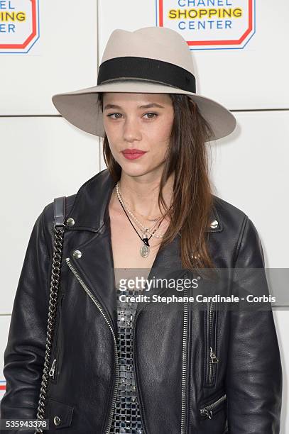 Àstrid Berges-Frisbey attends the Chanel show as part of the Paris Fashion Week Womenswear Fall/Winter 2014-2015, in Paris.