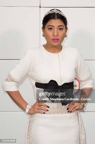 Princess Sirivannavari Nariratana attends the Chanel show as part of the Paris Fashion Week Womenswear Fall/Winter 2014-2015, in Paris.