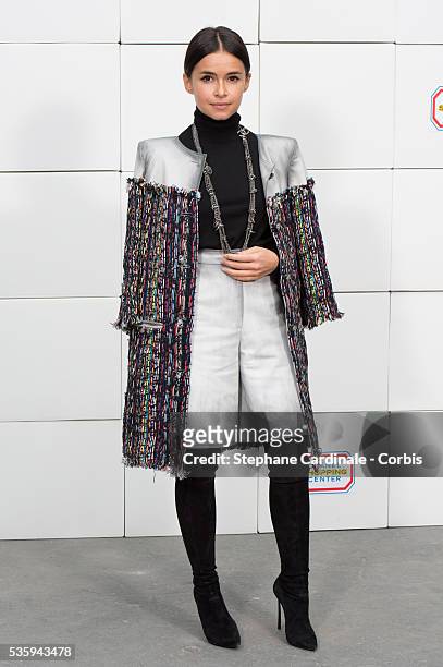 Miroslava Duma attends the Chanel show as part of the Paris Fashion Week Womenswear Fall/Winter 2014-2015, in Paris.