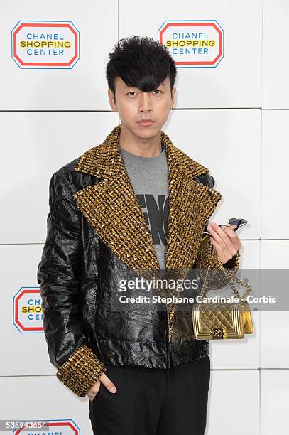 Han Huo Huo attends the Chanel show as part of the Paris Fashion Week Womenswear Fall/Winter 2014-2015, in Paris.