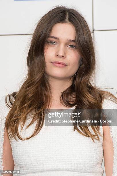 Sophie Kennedy Clark attends the Chanel show as part of the Paris Fashion Week Womenswear Fall/Winter 2014-2015, in Paris.