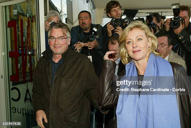 Christian Rauth and Cecile Auclert arrive at the 22nd Cognac Film Festival Opening Ceremony.