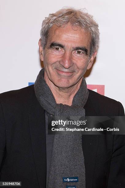 Raymond Domenech attends the 'Ce Soir Je Vais Tuer L'Assassin De Mon Fils' Paris Premiere at Cinema Elysee Biarritz, in Paris