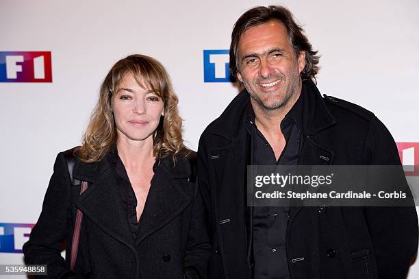 Emmanuel Chain and Valerie Guignabodet attend the 'Ce Soir Je Vais Tuer L'Assassin De Mon Fils' Paris Premiere at Cinema Elysee Biarritz, in Paris