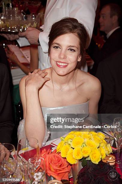 Charlotte Casiraghi attends the Rose Ball at Sporting Monte-Carlo on March 29, 2014 in Monte-Carlo, Monaco. NO TABLOIDS