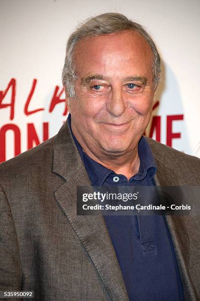 Daniel Hechter attends 'Salaud On T'Aime' Paris Premiere at Cinema UGC Normandie, in Paris.