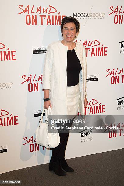 Silvia Kahn attends 'Salaud On T'Aime' Paris Premiere at Cinema UGC Normandie, in Paris.