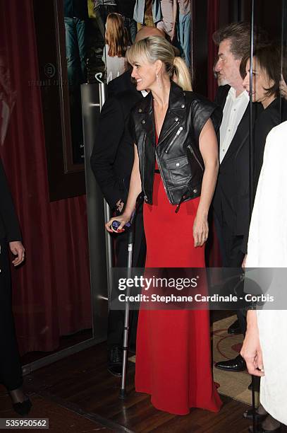 Laeticia Hallyday attends the 'Salaud On T'Aime' : After Party at Cinema L'Elysee Biarritz presented by Benjamin Patou, chairman of the Moma Group in...