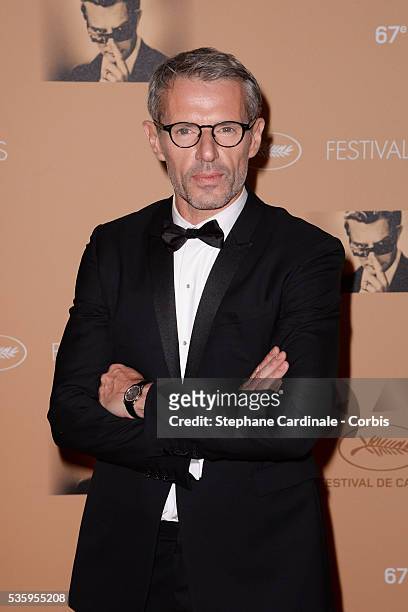 Lambert Wilson attends the Opening ceremony dinner of the 67th Cannes Film Festival.