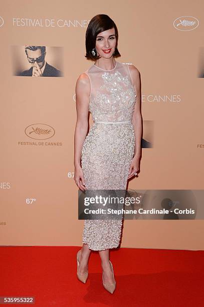 Paz Vega attends the Opening ceremony dinner of the 67th Cannes Film Festival.