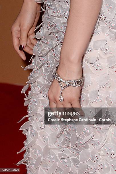 Laetitia Casta attends the Opening ceremony dinner of the 67th Cannes Film Festival.