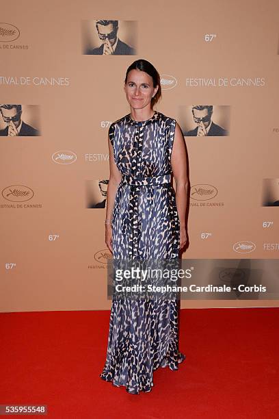 Aurelie Filippetti attends the Opening ceremony dinner of the 67th Cannes Film Festival.