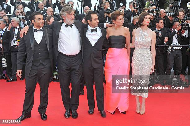 Uday Chopra, Pierre Ange Le Pogam, Arash Amel, Guest and Paz Vega attend the Opening Ceremony and the 'Grace of Monaco' premiere during the 67th...