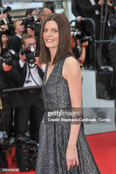 Chiara Mastrioanni attends the Opening Ceremony and the 'Grace of Monaco' premiere during the 67th Cannes Film Festival