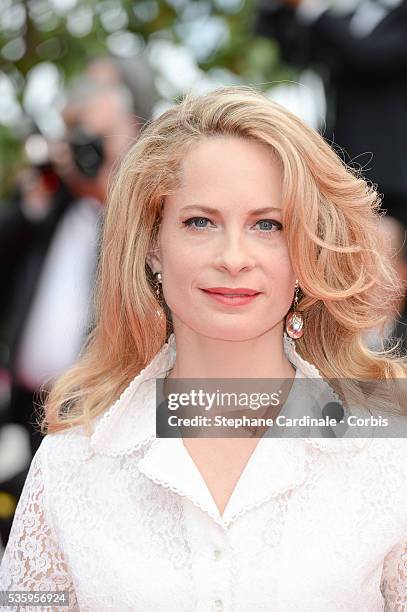 Maria Bonnevie attends the Opening Ceremony and the 'Grace of Monaco' premiere during the 67th Cannes Film Festival