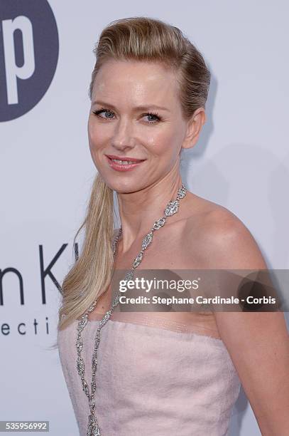 Naomie Watts attends the Calvin Klein party during the 67th Cannes Film Festival