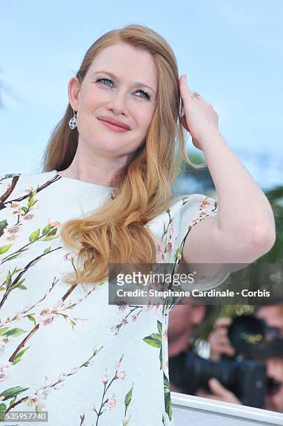 Mireille Enos attend the "Captives" photocall during the 67th Cannes Film Festival.