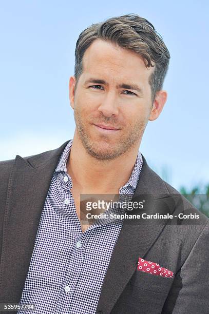 Ryan Reynolds attendsthe "Captives" photocall during the 67th Cannes Film Festival.