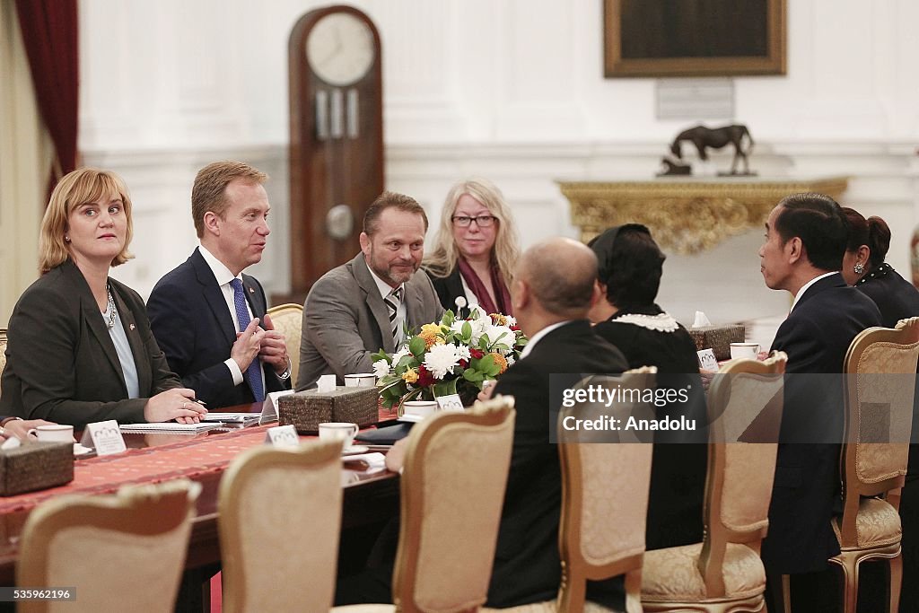 Norwegian Foreign Minister Borge Brende in Indonesia