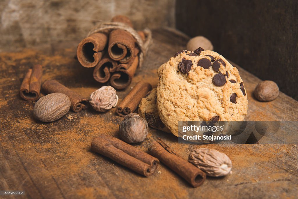 Cookies with cinnamon