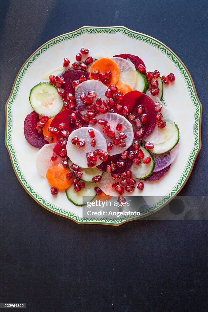 Colorful Pomegranate Salad