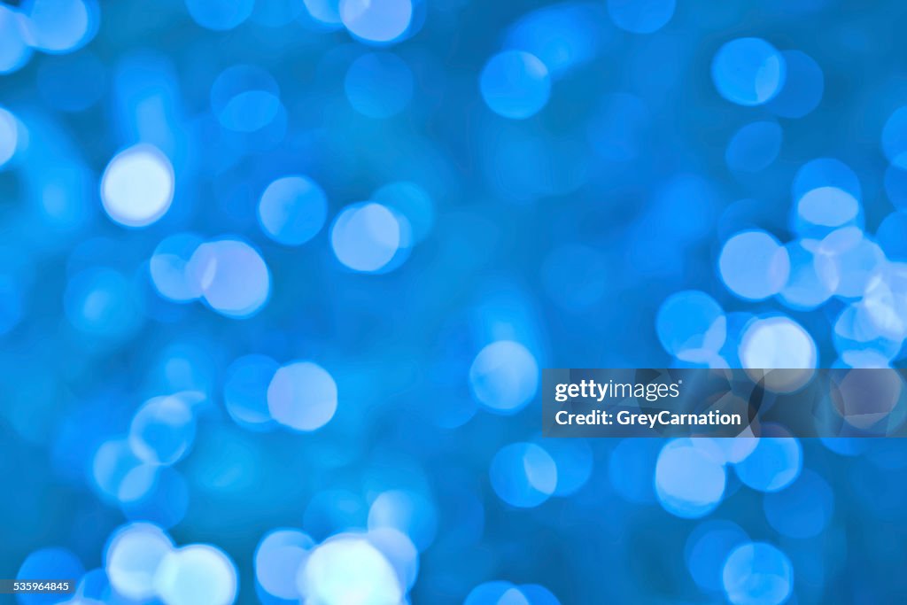 Blue bokeh  background