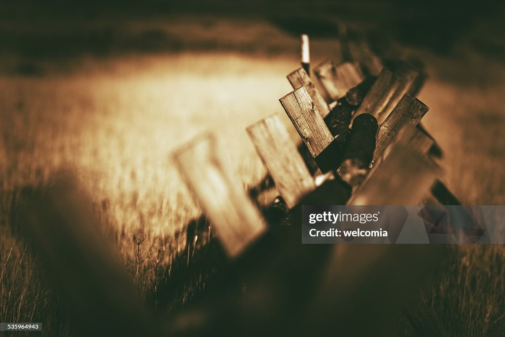 Colorado Logs Fence