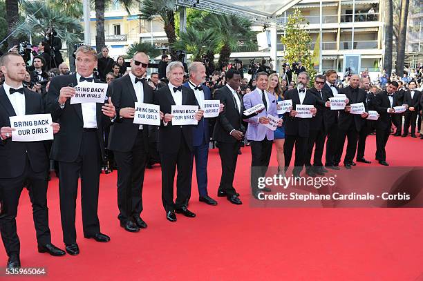 Actors Dolph Lundgren, Glen Powell, Harrison Ford, Kelsey Grammer, Wesley Snipes, Mel Gibson, Sylvester Stallone, Ronda Rousey, Jason Statham,...