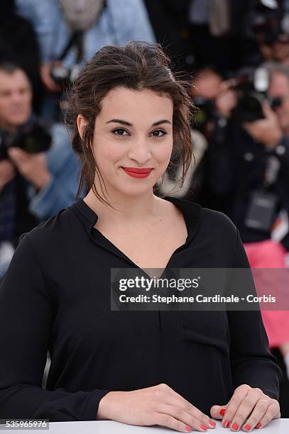Camelia Jordana at the "Bird People" Photocall during 67th Cannes Film Festival