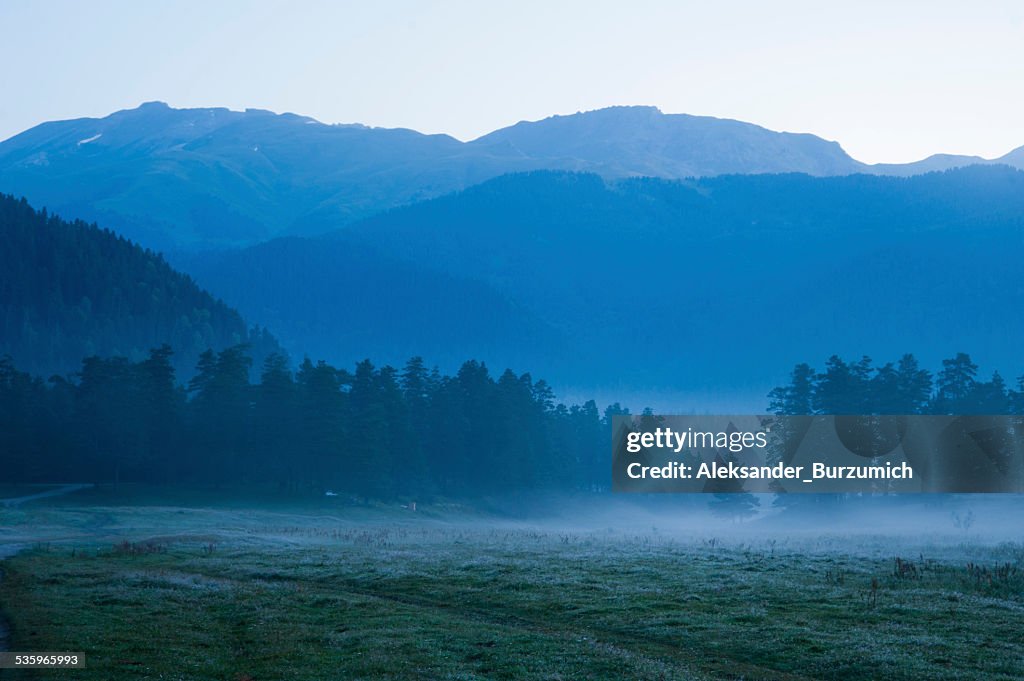 Morning in the Mountains