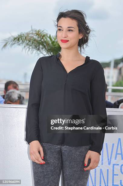 Camelia Jordana at the "Bird People" Photocall during 67th Cannes Film Festival