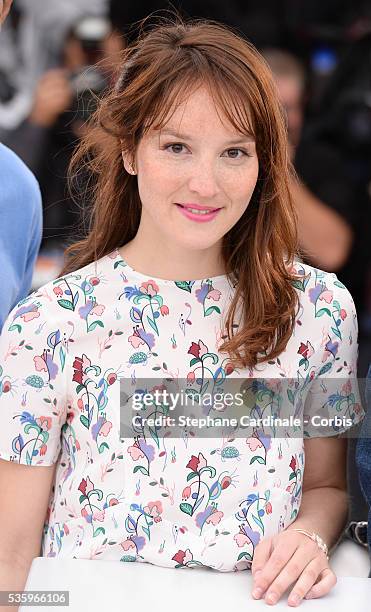 Anais Demoustier at the "Bird People" Photocall during 67th Cannes Film Festival