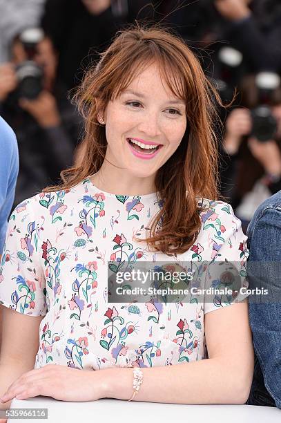 Anais Demoustier at the "Bird People" Photocall during 67th Cannes Film Festival