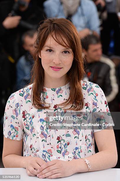 Anais Demoustier at the "Bird People" Photocall during 67th Cannes Film Festival