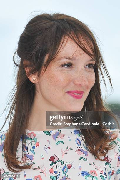 Anais Demoustier at the "Bird People" Photocall during 67th Cannes Film Festival