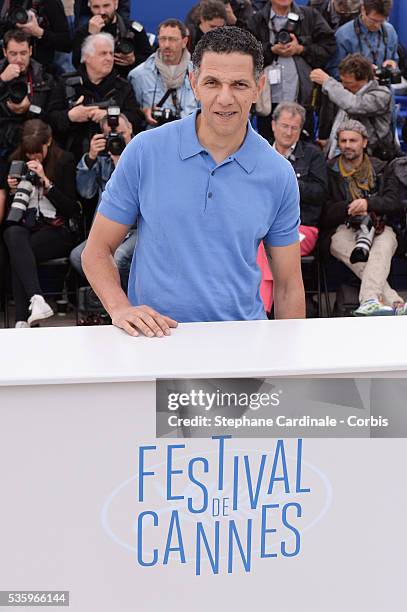 Roschdy Zem at the "Bird People" Photocall during 67th Cannes Film Festival