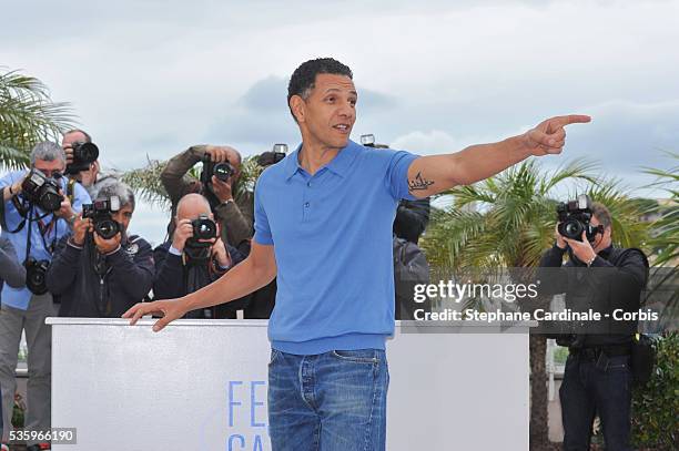 Roschdy Zem at the "Bird People" Photocall during 67th Cannes Film Festival