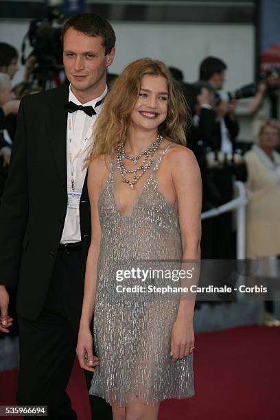 Super-model Natalia Vodianova at the premiere of "Joyeux Noel" during the 58th Cannes Film Festival.