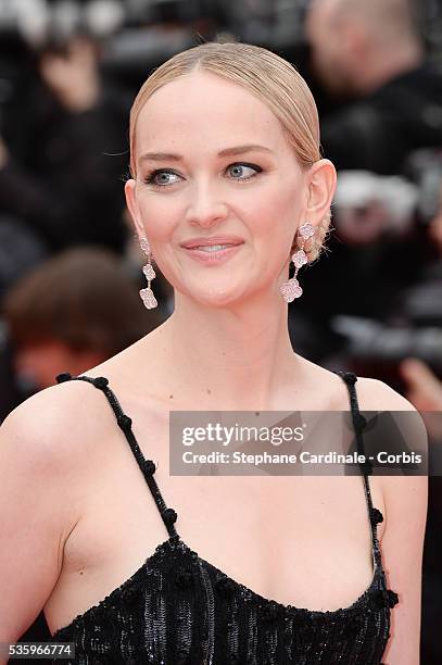 Jess Weixler at the "FoxCatcher" Premiere during the 67th Cannes Film Festival