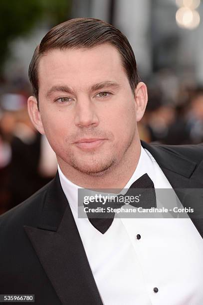 Channing Tatum at the "FoxCatcher" Premiere during the 67th Cannes Film Festival