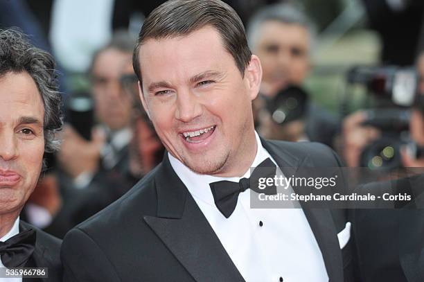 Channing Tatum at the "FoxCatcher" Premiere during the 67th Cannes Film Festival