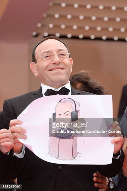 Michel Kichka of the documentary 'Caricaturistes, Fantassins de la Democratie' at the "Maps to the Stars" Premiere during the 67th Cannes Film...
