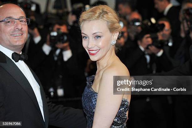 Sarah Gadon at the "Maps to the Stars" Premiere during the 67th Cannes Film Festival