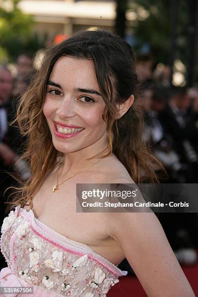 Actress Elodie Bouchez attends the premiere of "Peindre ou Faire l'Amour" in competition at the 58th Cannes Film Festival.