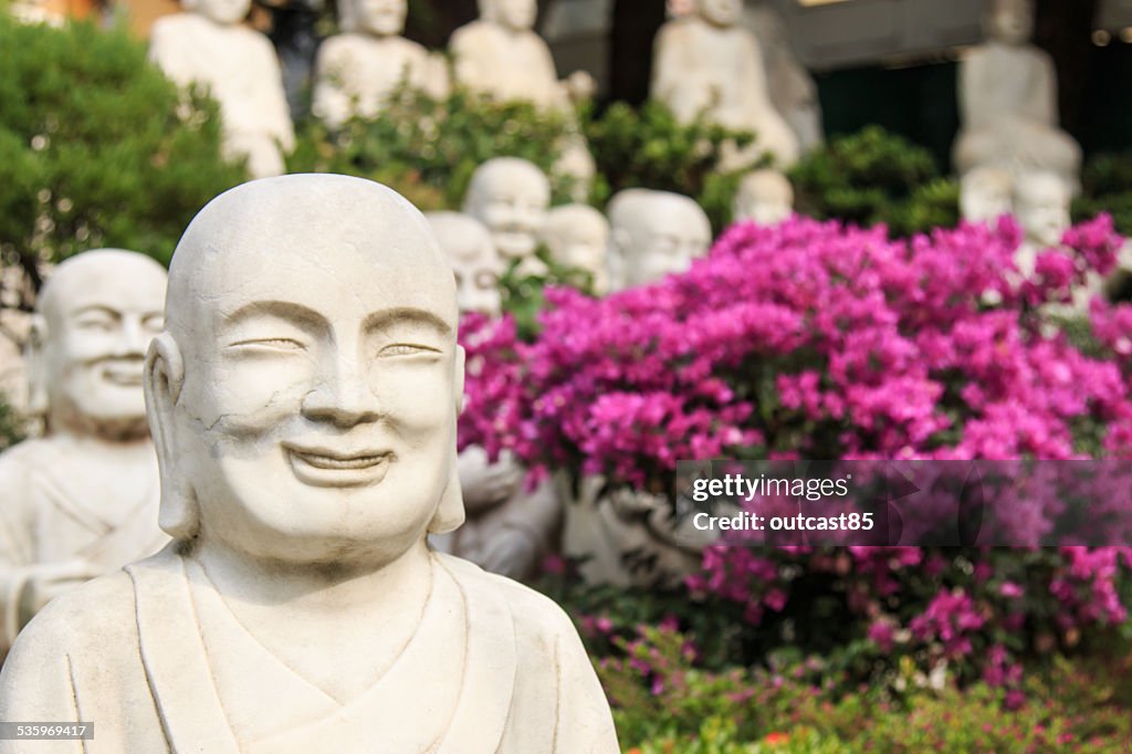 Hand carved Buddha at the entrance of Fo Guang Shan.