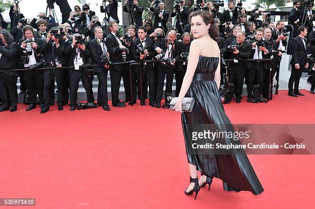 Amira Casar at the 'The Search' Premiere during 67th Cannes Film Festival