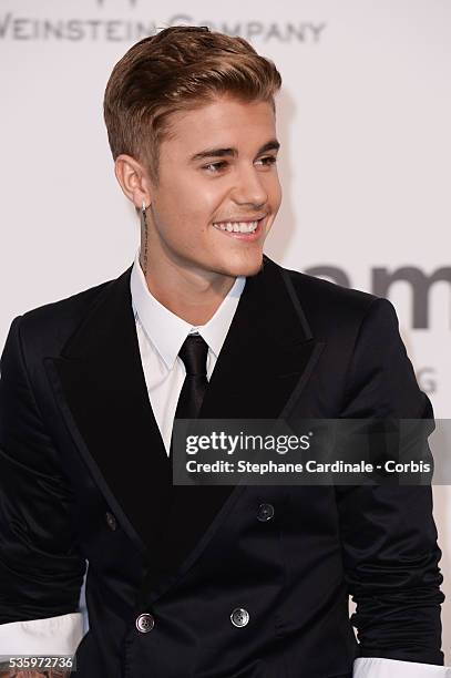 Justin Bieber at the amfAR's 21st Cinema Against AIDS Gala at Hotel du Cap-Eden-Roc during the 67th Cannes Film Festival