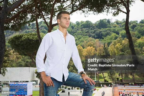 Tennis player Borna Coric is photographed for Paris Match on May 7, 2016 in Rome, Italy.