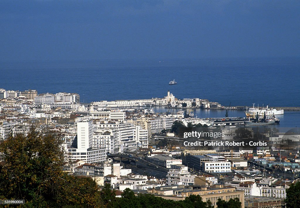 Algiers and the Mediterranean Sea